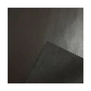Custom with 300GSM Pu Adhesive Suede Fabric Pu Leather Fabric Synthetic Leather Pants Clothing Fabric