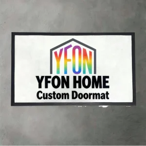 Customise Sublimation Blank Printing Rug Custom Logo Hotel Commercial Floor Mat Outdoor Indoor Anime Door Home Exercise Camping