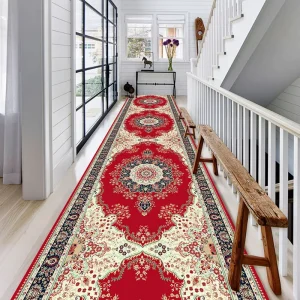 Customised 3D Modern Washable Eco Friendly Corridor Carpet Runners Anti Slip Broadloom Hallway Mats Runner Rugs for Home Use