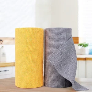 Customised Kitchen Cloths Reusable Cleaning Cloth Tear Away Microfiber Towel Roll
