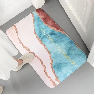 Customised Printed Logo Welcome Floor Living Room Mat Non Slip Door Mats for Home Entrance