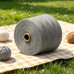 Customizable 21S 100% Polyester Yarn Knitting Weaving Raw High Tenacity Spun Yarn for Sewing