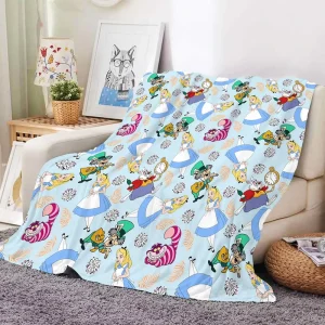 Customizable 3D Digital Printing Cartoon Anime Princess Baby Girl Plush Throw Bed Sofa Couch Blanket