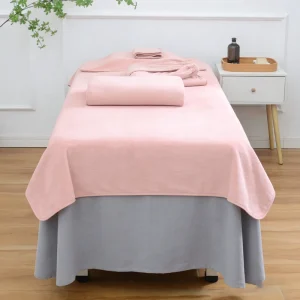 Customizable 5-Piece Ultra-Fine Fiber Beauty Spa Bath Set Logo Towel Wrap Bed Skirt Headbands for Salons for Customization