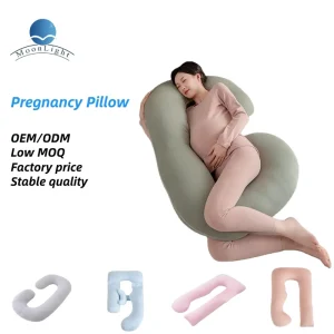 Customizable C Shaped Pregnancy Pillow for Women Soft Body Support Maternity Sleeping Pillow Direct From Factory