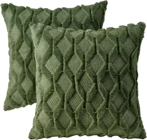 Customizable Color Three dimensional Geometric Pattern Quilted Embroidery Sofa Cushion Throw Pillow Modern Style for Living Room