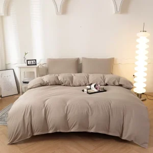 Customizable Duvet Cover Microfibre Queen Size Soft and Breathable Fluffy Duvet Cover Bedding Set Manufacturer From China