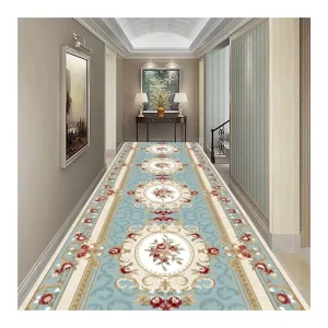 Customizable Factory Outlet Carpets and Rugs Luxury Polyester Hallway Wall to Wall Carpet Non slip Decoration