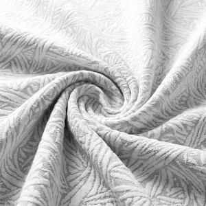 Customizable Gray Color Knitted Mattress Ticking Fabric for Home Textile
