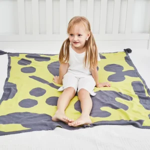Customizable Jacquard Knitted Cotton Blanket for Newborn Swaddling Cloth Baby Blankets Knitted Throws Sofa Bed Blanket