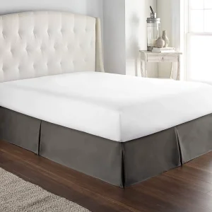 Customizable King Queen Size Fade Resistant Home Base Fitted Cover Hotel Bed Skirt Sheet Set Bedding Luxury Bed Skirt Covers