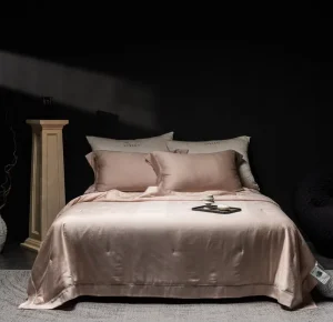 Customizable King Size Jacquard Comforter Set 100% Lyocell Eco Friendly Luxury Bedding Advanced Color Matching