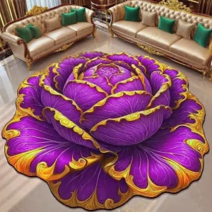 Customizable Machine Made Polyester Modern Style Abstract Low Pile Non Slip Anti Bacteria Stain Resistant 4mm Thickness Rug Set