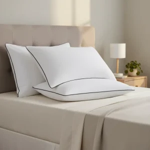 Customizable Microfiber Bed Pillows Down Alternative Hotel Pillows Washable Soft Pillows for Sleeping