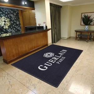 Customizable Modern Indoor Entrance Mat Washable Nylon Rug with Welcome Logo Carpet for Commercial Office and Home Area
