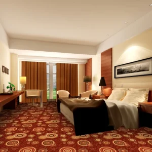 Customizable Non Slip Abstract Digital Printing Modern Luxury Wool Banquet Hall Wilton Carpet for Hotel Lobby