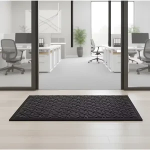 Customizable Non Slip Entrance Mat Heavy Duty Rubber Backing Polyester Floor Mat to Commercial Use Home Hotel Indoor Outdoor Mat