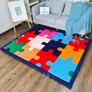 Customizable Printing Memory Foam Tatami Mat Baby Nursery Playpen Non Slip Fleece Soft PET Friendly Kids Floor Mat Extra Thick