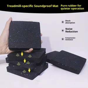 Customizable Professional Rubber Treadmill Mat Soundproofing Floor Mats Shock Absorption Silent Anti vibration Sports