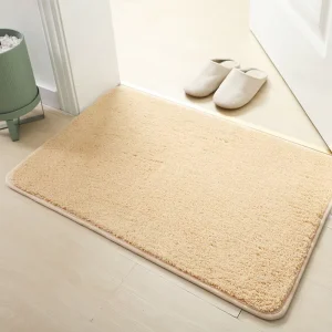Customizable Short Plush Floor Mat Non slip Water Absorbent Rug Bath Rubber Anti slip Bottom Home Decor Fluffy Mats Hotel Pet