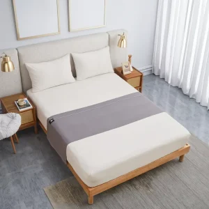 Customizable Silver Fiber Organic Cotton CE Certification Anti static Anti fatigue Grounding Earthing Flat Sheet Bed Sheet