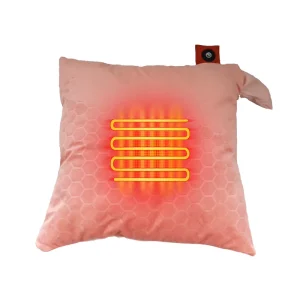 Customizable Size Electric Heating Knitted Bed Pillows Decorative Filling Pillows with Custom Material and Color