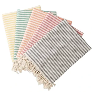 Customizable Tassel Natural Beach Towel Soft Comfortable Turkish Bath Towel for Adults Made Cotton European American Foreign