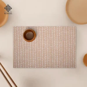 Customizable Textilene Heat Resistant Table Mat Coffee Table Place Mats for Dining Table