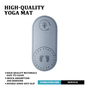 Customizable Thickened Indoor Silent Soundproof Shock Absorbing TPE Yoga Mat for Fitness Exercise Beginner 6mm