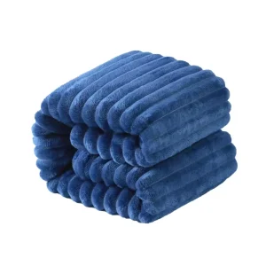 Customizable Winter Throw Blanket Super Soft Woven Polyester Fabric Modern Style Machine Made for Home Use