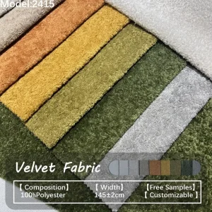 Customizable Yarn Dyed Breathable Chenille Velvet Fabric Color Weight for Sofa 100% Polyester Heavyweight Cozy Warm Atmosphere