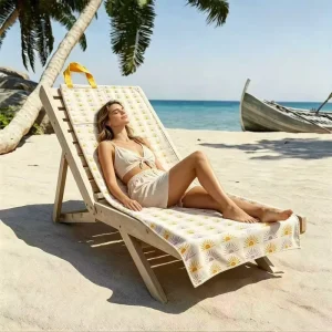 Customization 100% Microfiber Fabrics Beach Towel Lightweight Sand Free and Quick Dry Portable Towel for Summer Use