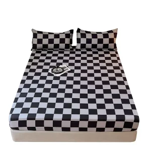 Customization Cartoon 3 Pieces Cute Fitted Sheet Set with Various Patterns Bed Cover Matching Pillowcases Stylish