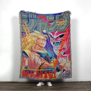 Customization Jacquard Wall Woven Tapestry Blanket Unique Anime Design Tassels 35% Cotton 65% Polyester Four Seasons