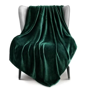 Customization Knitted Cartoon Fleece Throw Blanket for Couch Sofa 300GSM Super Soft Warm OEKO Certified Four Seasons Forest