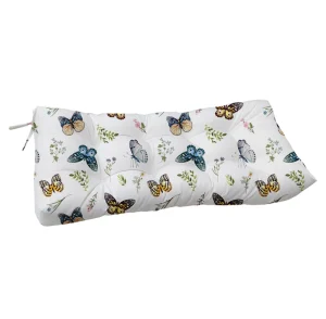 Customization Large UV Resistance Waterproof Solution Dye Butterfly Pillow Outdoor Furniture Cushions Cover Seat