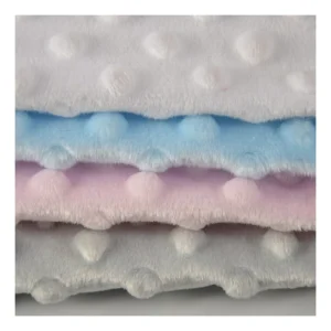 Customization Multi-Color Various Sizes Minky Dot Fleece Fabric for Blanket