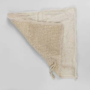Customization Natural Eco Friendly Body Exfoliation Double sided Sisal Bath Towel