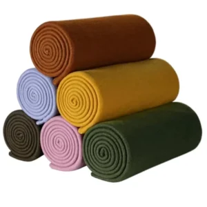 Customization Polyester Soft Solid Lightweight Fleece Throw Blanket Pet Friendly Modern Design Throw for Bed Sofa