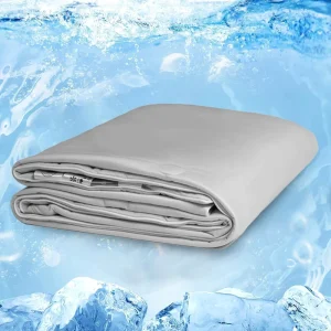 Customization Quilted Cooling Throw Blanket for Hot Sleepers Tencel Lyocell Cooling Comforter Summer Airplane Use