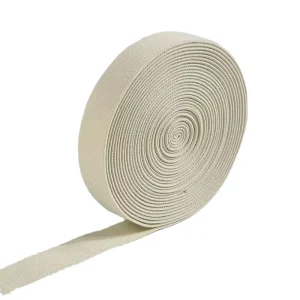 Customize Factory Heavy Duty Elastic Webbing Straps White Blank High-elastic Use on Sport Shoes