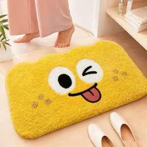 Customize Floor Mat Soft Plush Area Rug Luxury Bath Rug Anti slip Washable Tufted Bath Rug Anime Door Mat Tufting Carpet