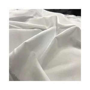 Customize Microfiber Pure White Woven Home Textile 100% Polyester Solid Color Bedsheet Fabric Roll