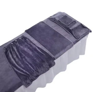 Customize Microfiber Towel Five Sets Chest Towel Headband Pillow Cover Bath Skirt Bed Sheet for Spa Beauty Salon Beauty Care