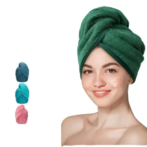 Customize Super Absorbent Quick Hair Drying Towel Wrap Professional Salon