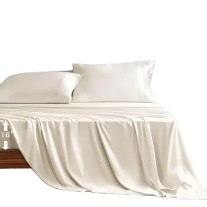 Customized 100% Bamboo Eco-Friendly 300tc 4Pieces Flat Sheets