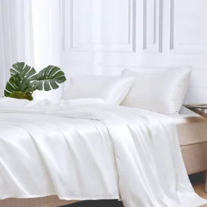 Customized 100% Cotton 200TC Hotel Quality 4pcs Bedding Set White Bed Sheet Pillowcase Duvet Cover