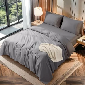 Customized 100% Cotton Sheet & Pillowcase Sets Luxury Comforter Set Bed Sheet