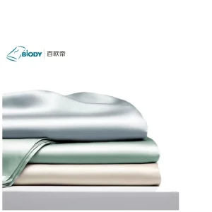 Customized 100% Natural Lysell Fiber Woven Plaid King Size Solid Color Bedding Set