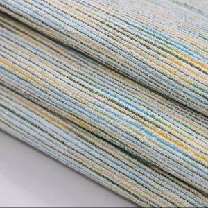 Customized 100% Polyester Fabric Breathable Dyed Double Faced Knitted Rainbow colored Used for Manufacturing Bags